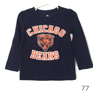 NFL Chicago Bears Navy Long Sleeve Tee Size 2T